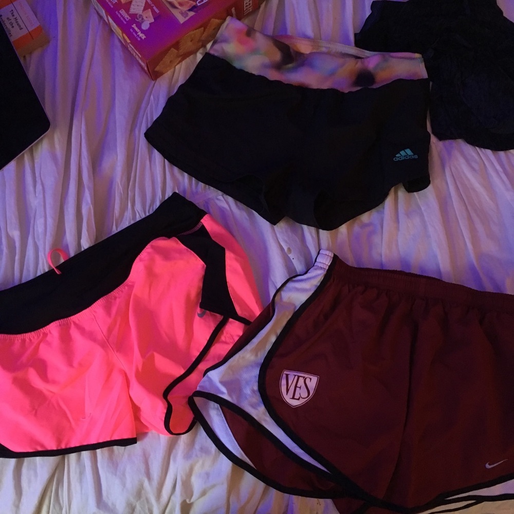 bundle of athletic shorts